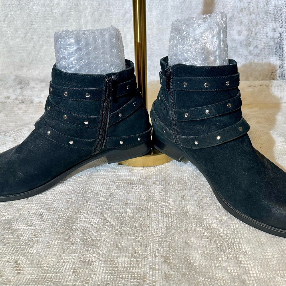 Vionic Country Lona Orthotic ankle boots Black Size 9 - Picture 3 of 7